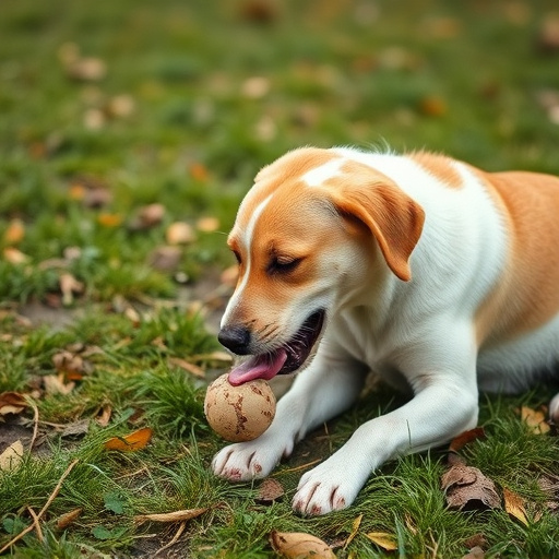 dog playing
