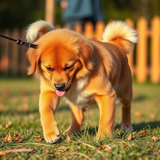 dog playing