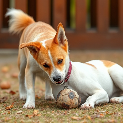 dog playing