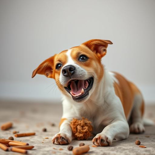 dog playing