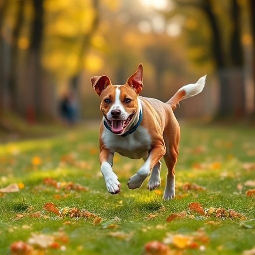 dog running