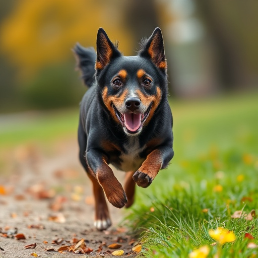 dog running