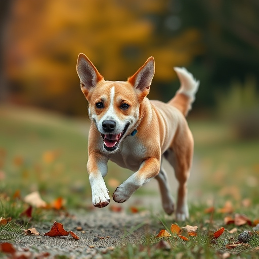 dog running