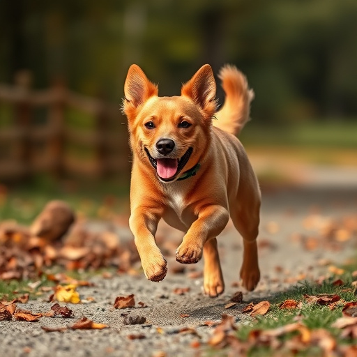 dog running
