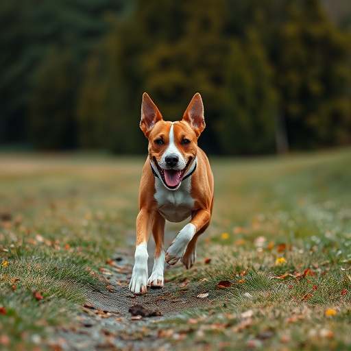 dog running