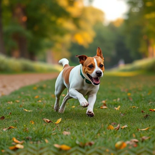 dog running