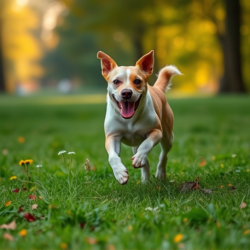 dog running