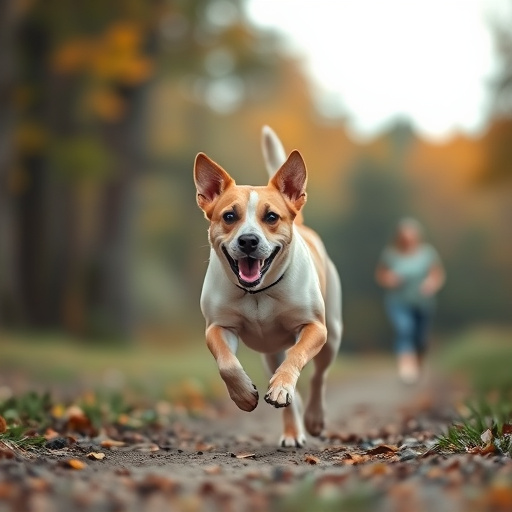 dog running