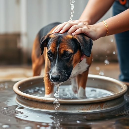 dog washing