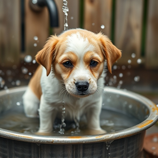 dog washing