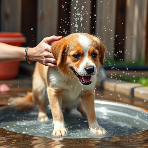 dog washing