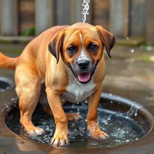 dog washing