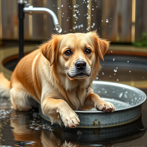dog washing