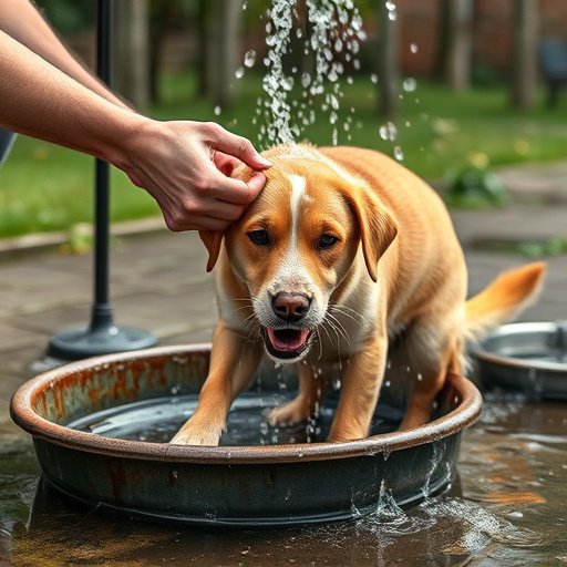dog washing