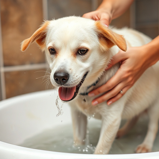dog washing
