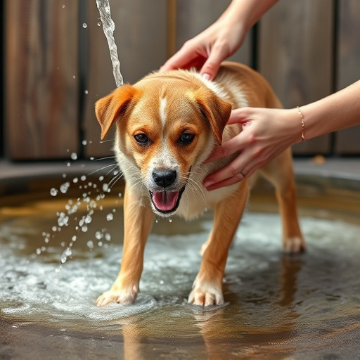 dog washing