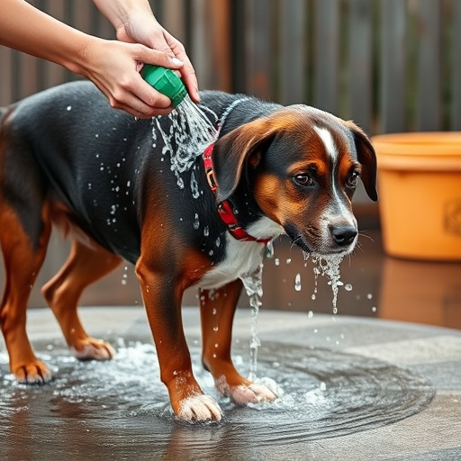 dog washing
