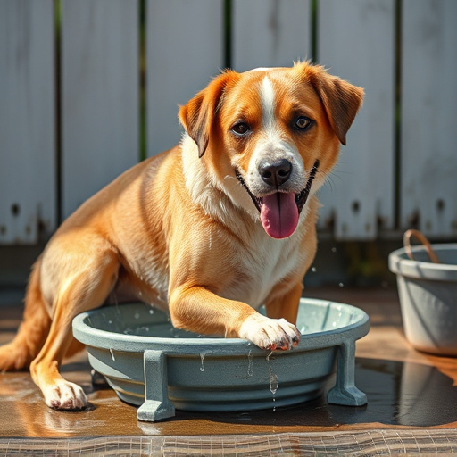 dog washing