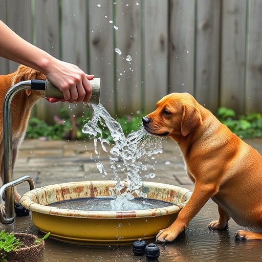 dog washing