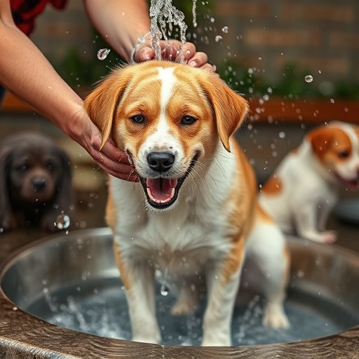 dog washing