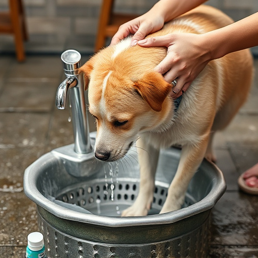 dog washing
