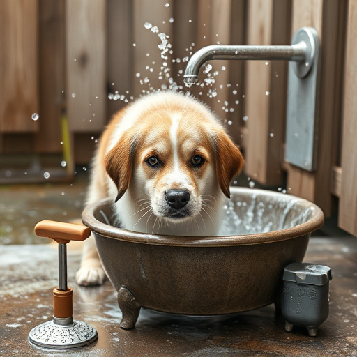 dog washing