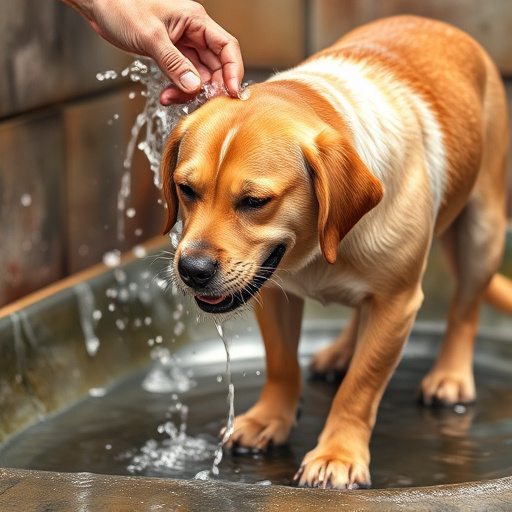 dog washing