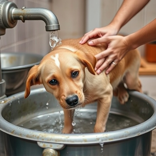 dog washing