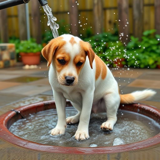 dog washing