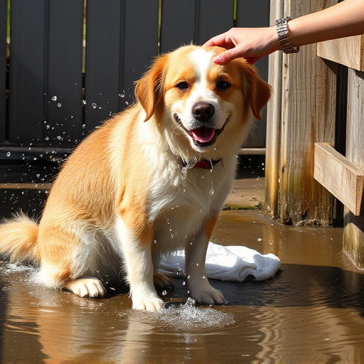 dog washing
