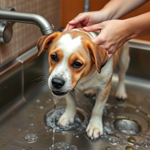 dog washing