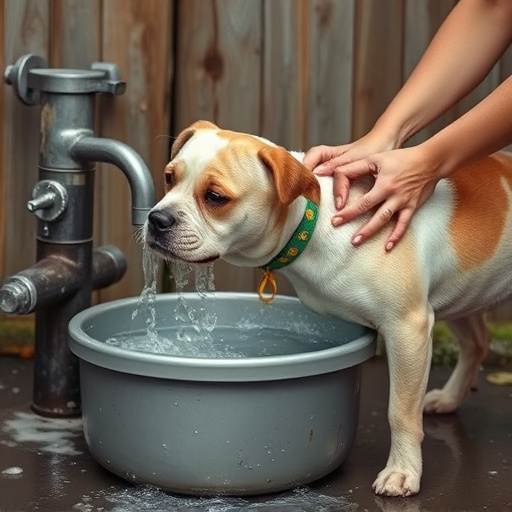 dog washing