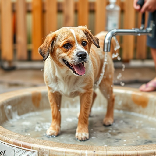 dog washing