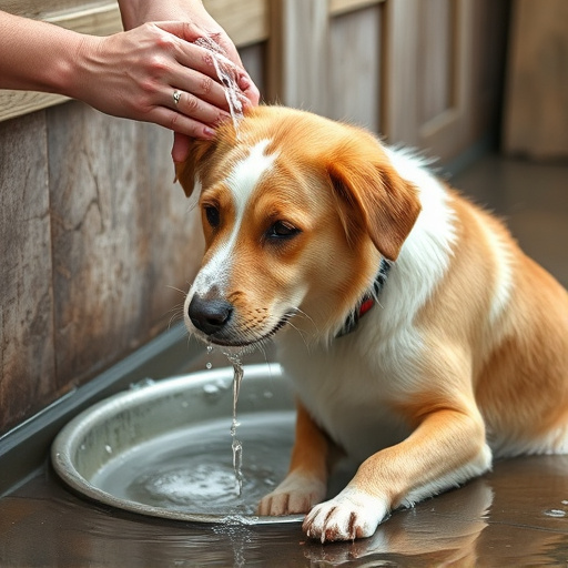 dog washing