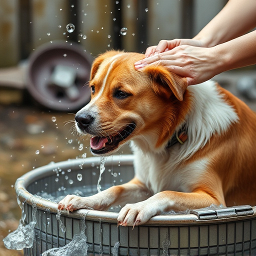dog washing
