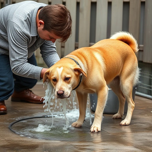 dog washing
