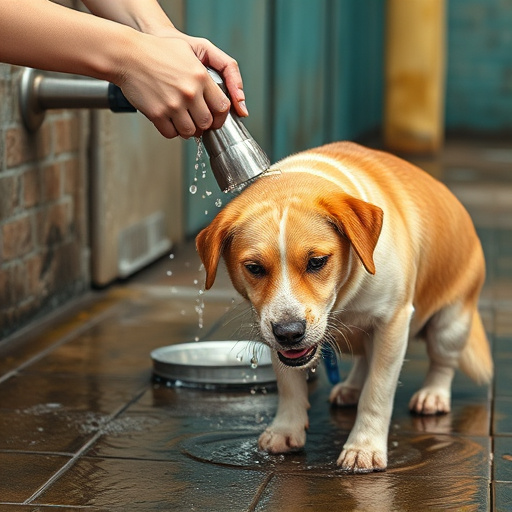 dog washing