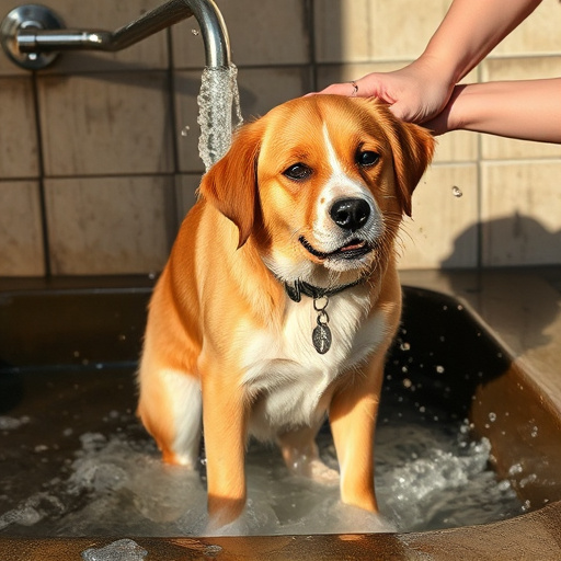 dog washing