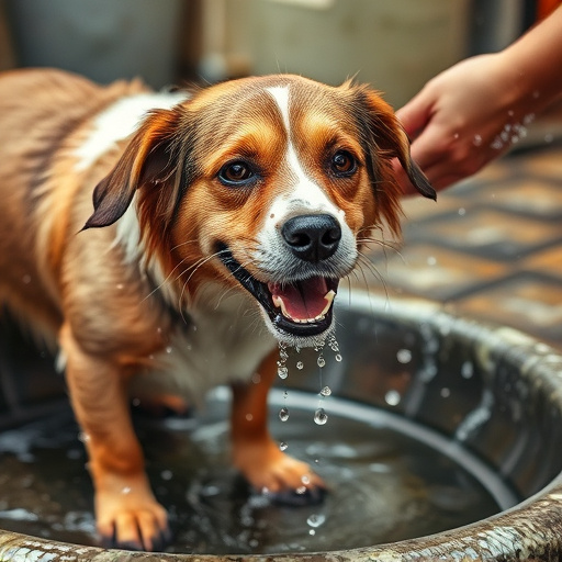 dog washing