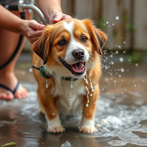 dog washing