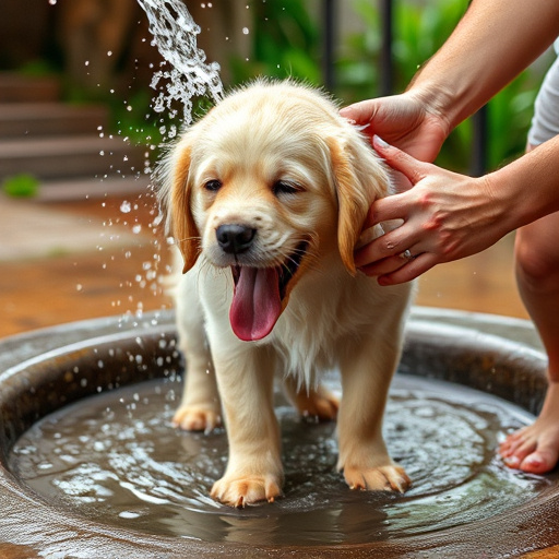 dog washing