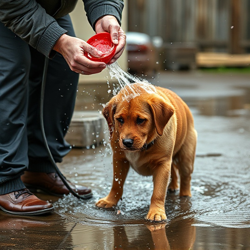 dog washing