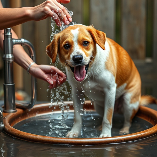 dog washing