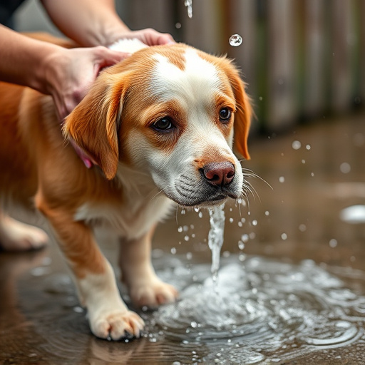 dog washing