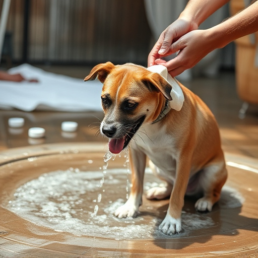 dog washing