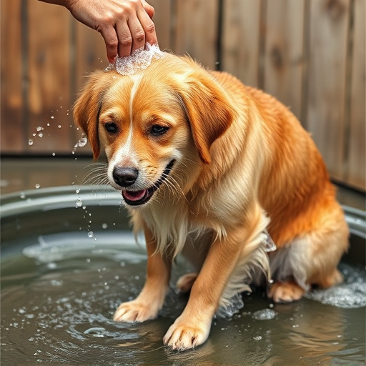 dog washing