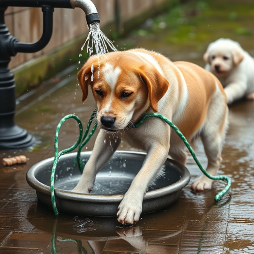 dog washing