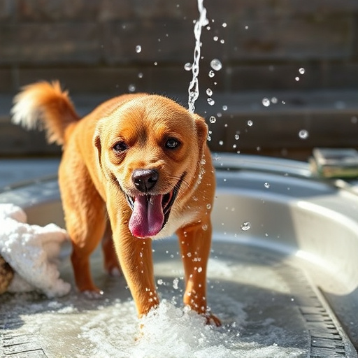 dog washing