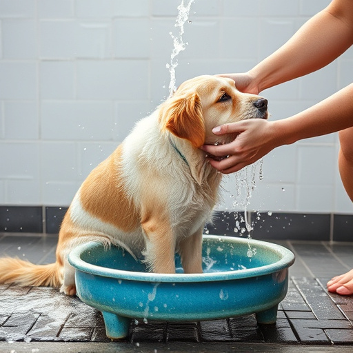 dog washing