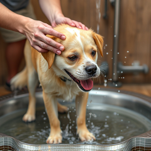 dog washing